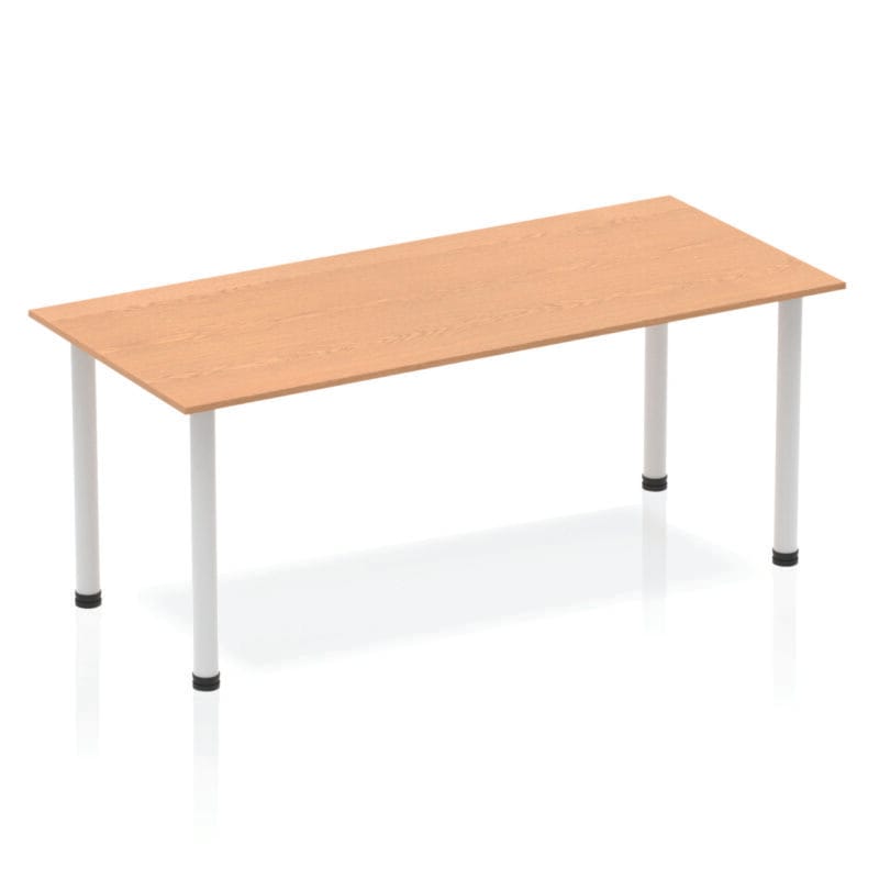 Impulse 1800mm Straight Table With Post Leg - Image 19