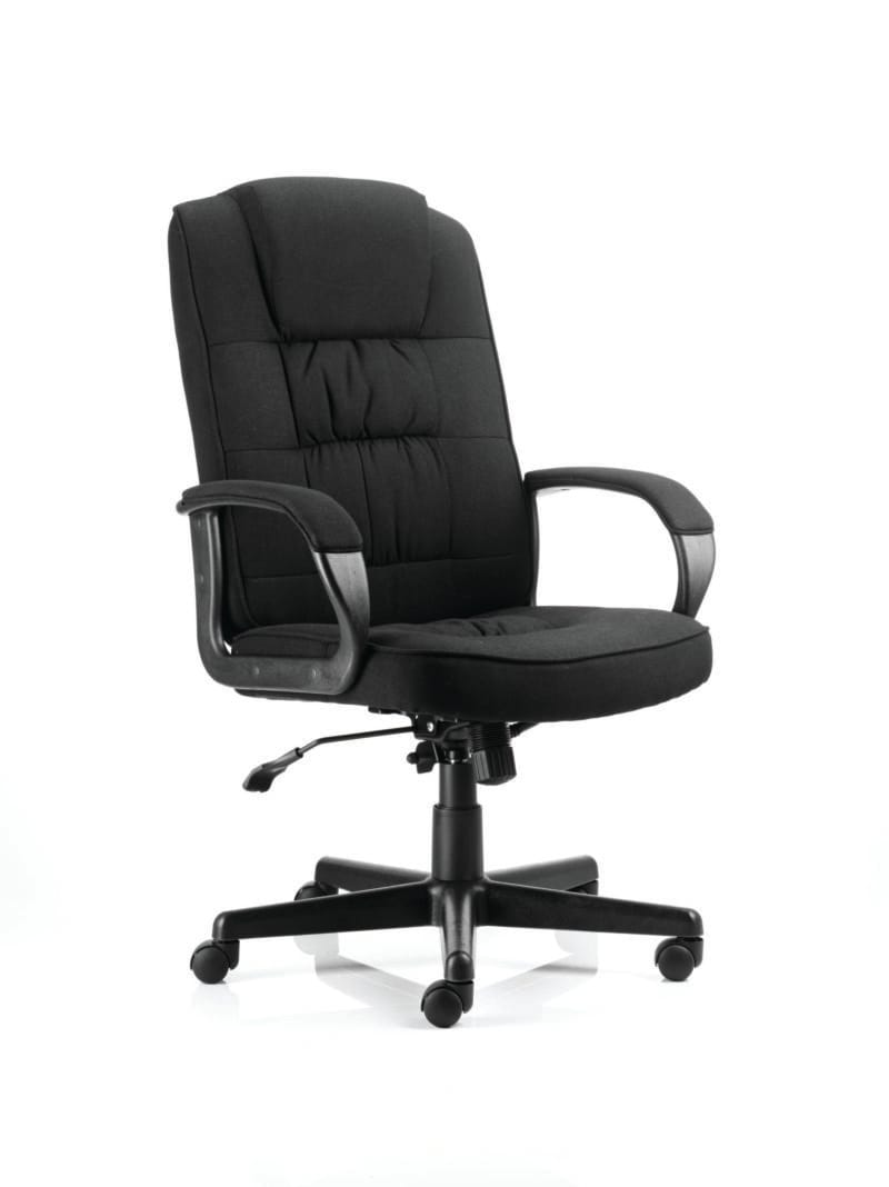 Moore High Back Black Executive Office Chair with Arms - Image 4