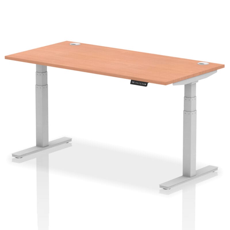 Air Height Adjustable Desk With Cable Ports - Image 75