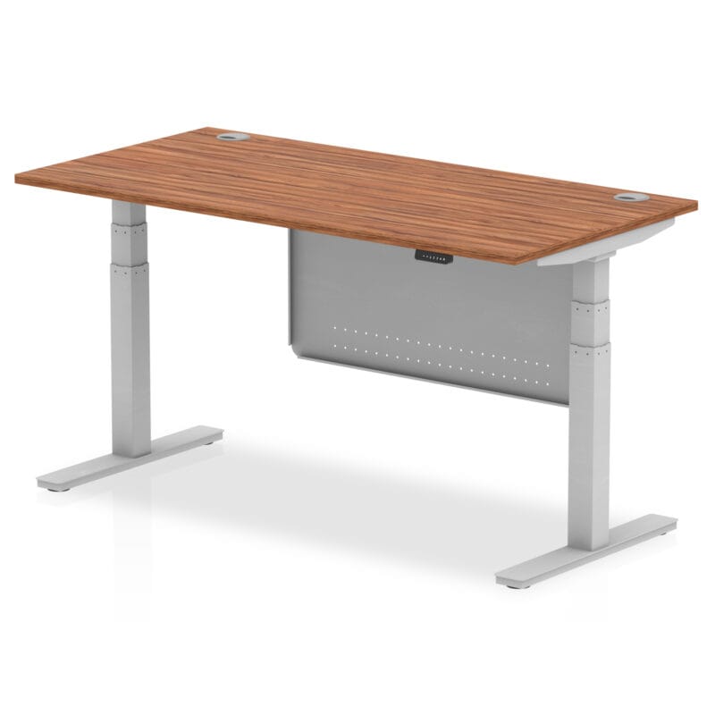 Air Height Adjustable Desk With Cable Ports With Steel Modesty Panel - Image 50