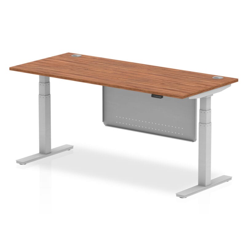 Air Height Adjustable Desk With Cable Ports With Steel Modesty Panel - Image 68