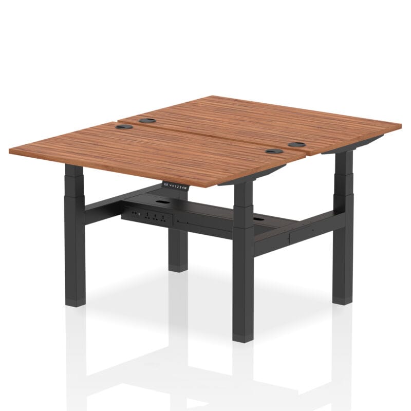 Air Back-to-Back Height Adjustable Bench Desk - 2 Person - Image 16