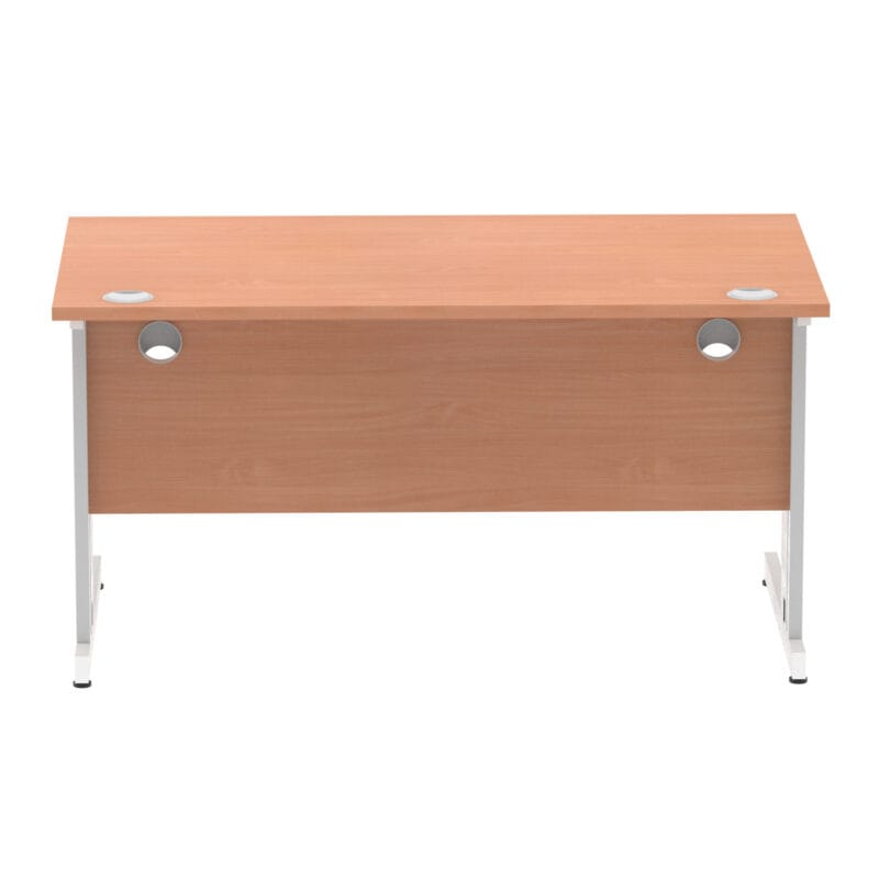 Impulse 1400mm Straight Desk Cable Managed Leg - Image 6