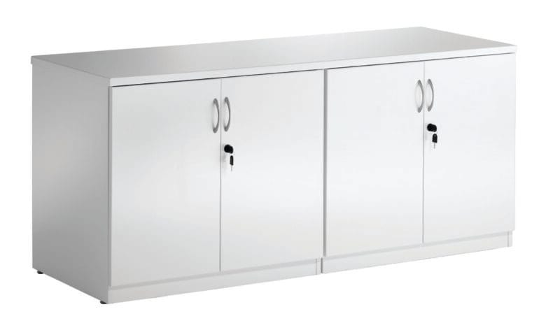 High Gloss Twin Cupboard With Credenza Top - Image 2