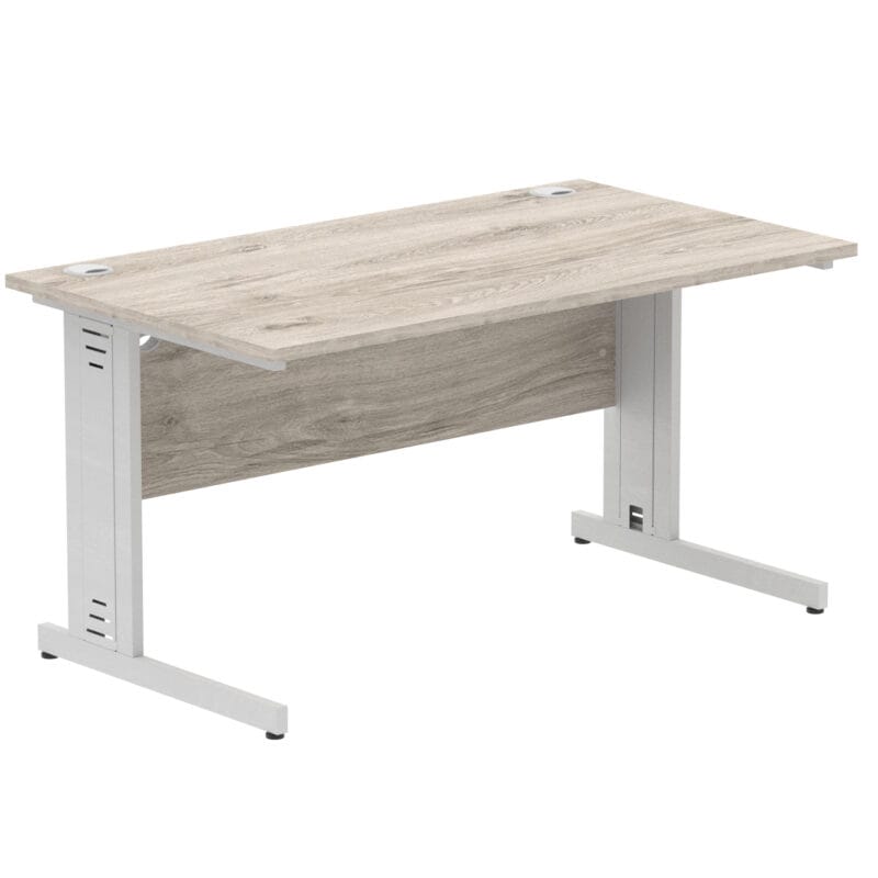 Impulse 1400mm Straight Desk Cable Managed Leg - Image 19