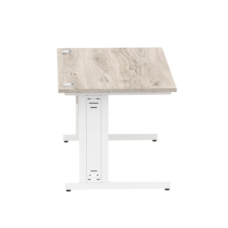 Impulse 1400mm Straight Desk Cable Managed Leg - Image 28