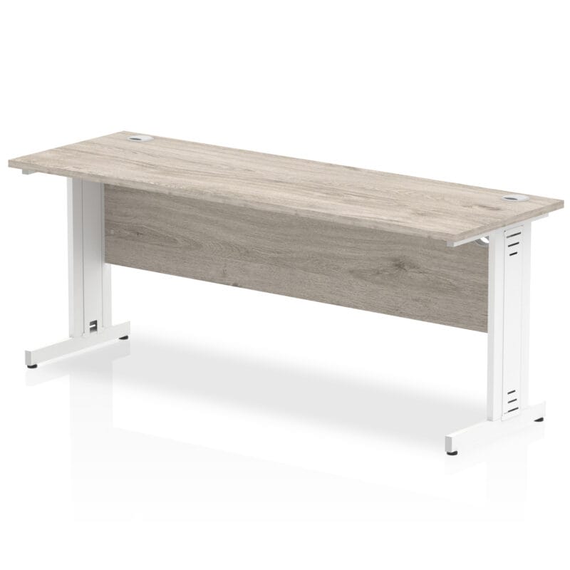 Impulse 1800mm Slimline Desk Cable Managed Leg - Image 4