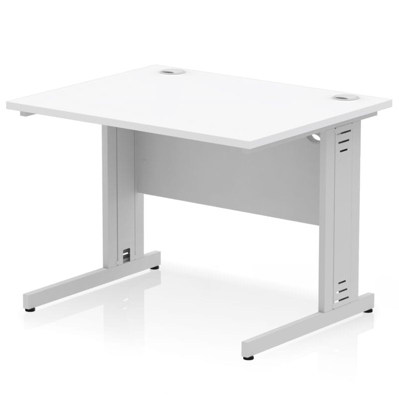 Impulse 1000mm Straight Desk Cable Managed Leg - Image 81
