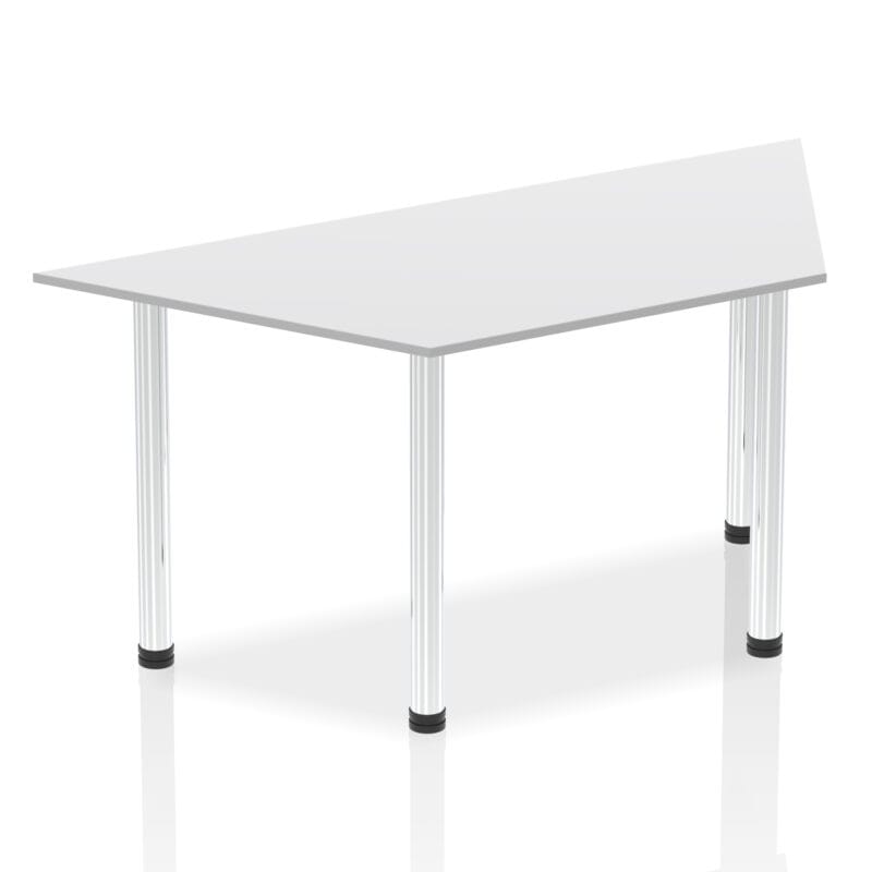 Impulse Trapezium Table With Post Leg - Image 28