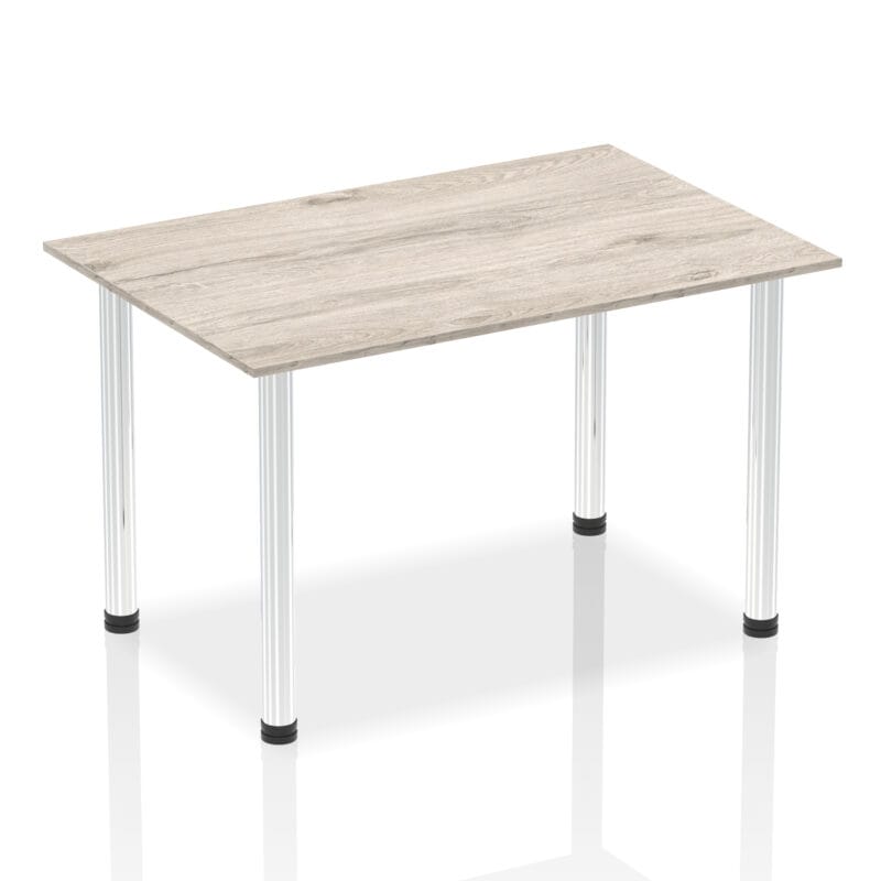 Impulse 1400mm Straight Table With Post Leg - Image 8