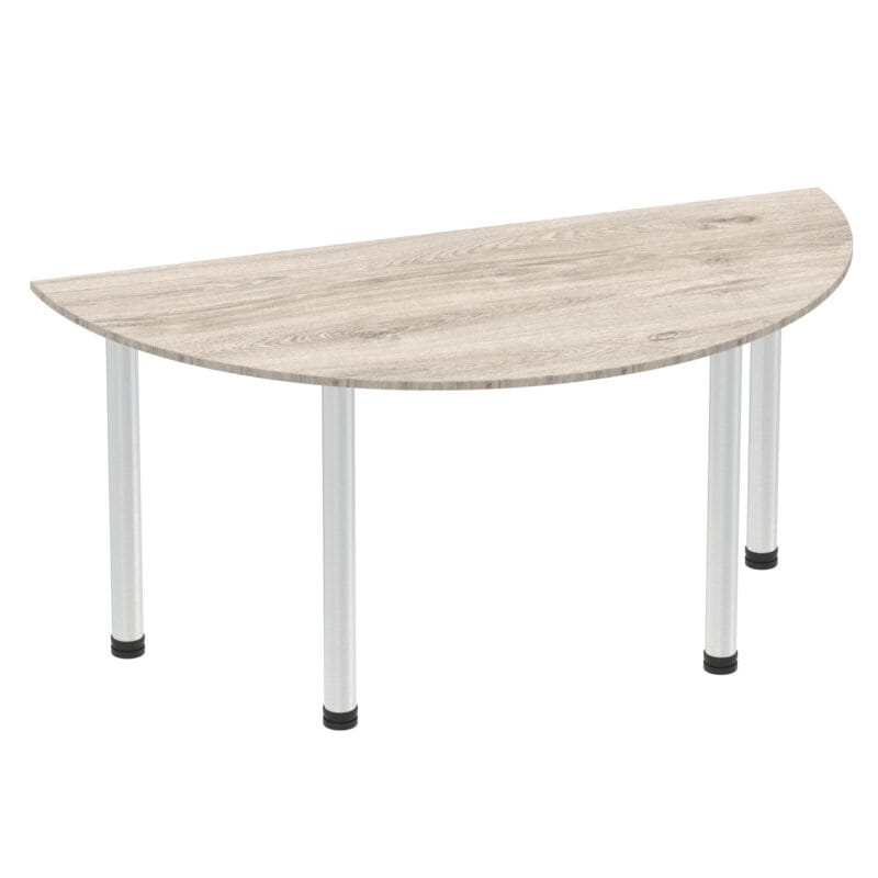 Impulse Semi-Circle Table With Post Leg - Image 7