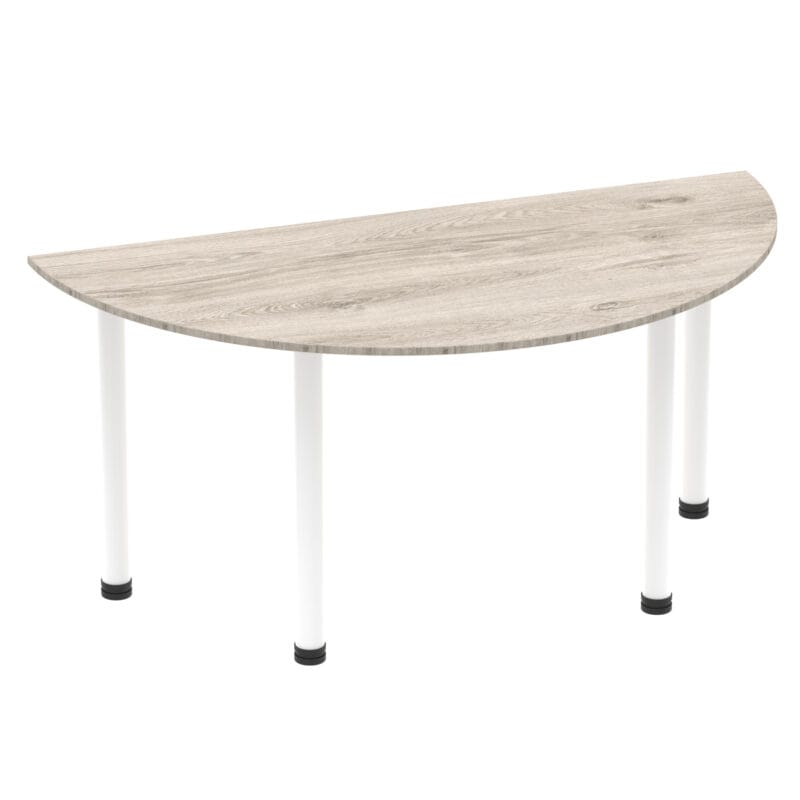 Impulse Semi-Circle Table With Post Leg - Image 10