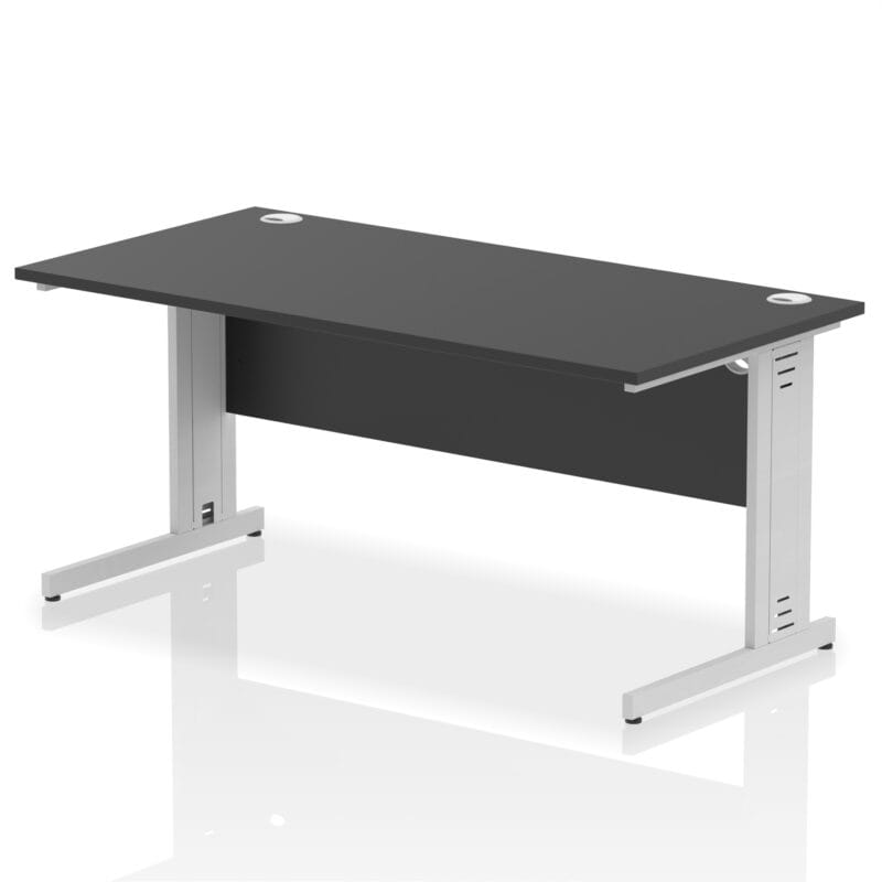 Impulse 1600mm Straight Desk Cable Managed Leg - Image 97