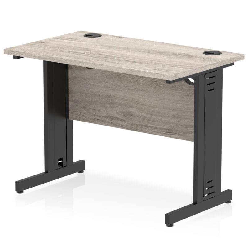 Impulse 1000mm Slimline Desk Cable Managed Leg - Image 17