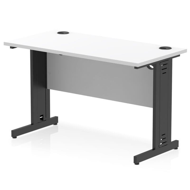 Impulse 1200mm Slimline Desk Cable Managed Leg - Image 21