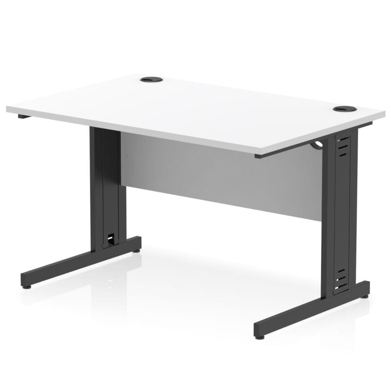 Impulse 1200mm Straight Desk Cable Managed Leg - Image 105