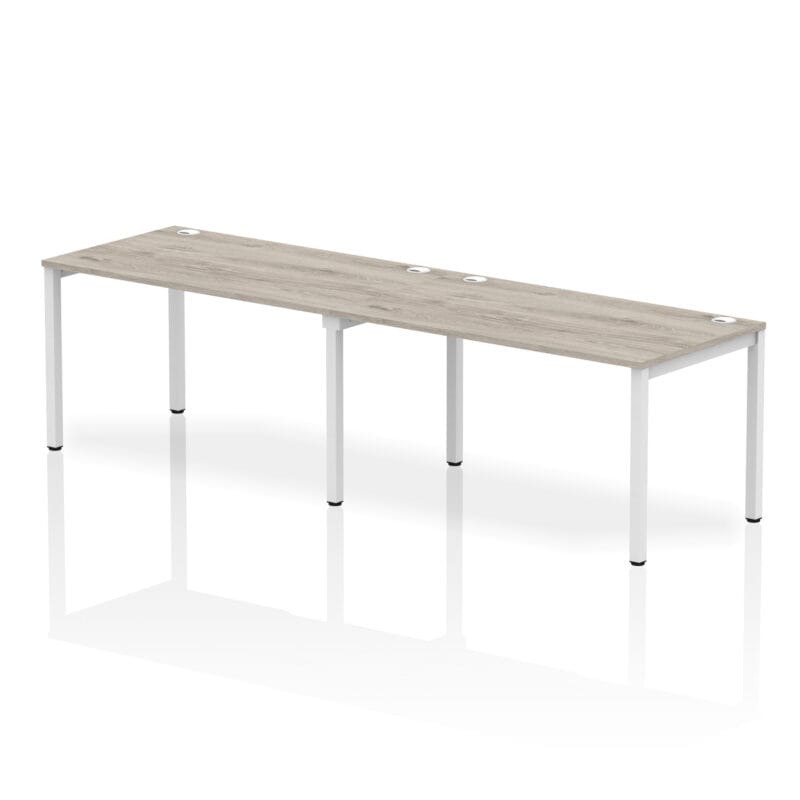 Impulse Single Row Bench Desk - 2 Person - Image 16
