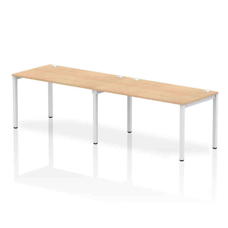 Impulse Single Row Bench Desk - 2 Person - Image 18