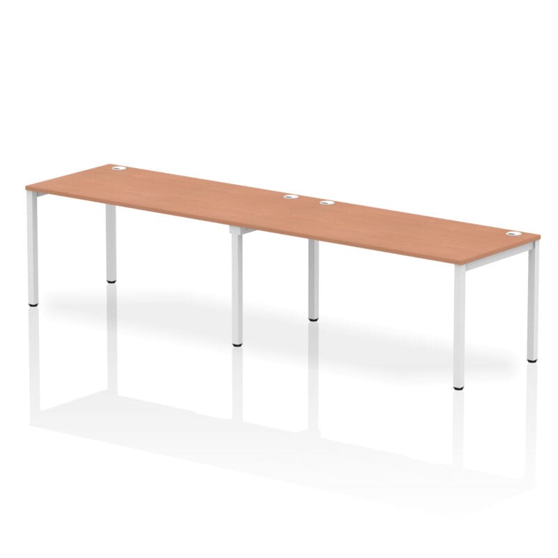 Impulse Single Row Bench Desk - 2 Person - Image 26