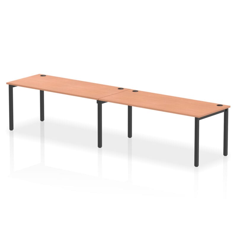 Impulse Single Row Bench Desk - 2 Person - Image 76