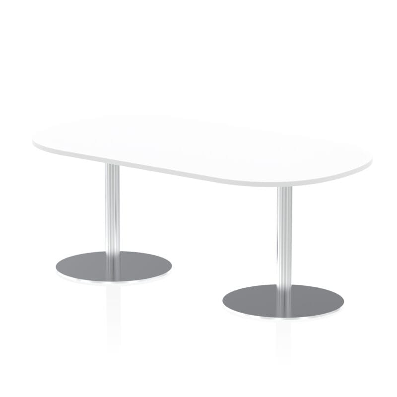 Italia Boardroom Table Silver Leg - Image 3