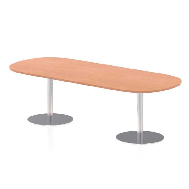 Italia Boardroom Table Silver Leg - Image 13