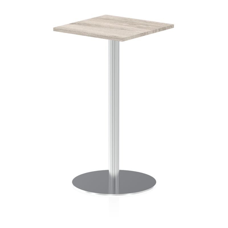 Italia Square Poseur Table Silver Leg - Image 12