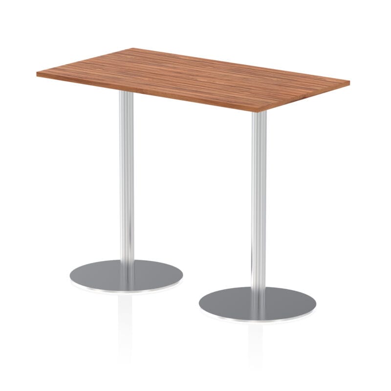 Italia Rectangular Poseur Table Silver Leg - Image 20