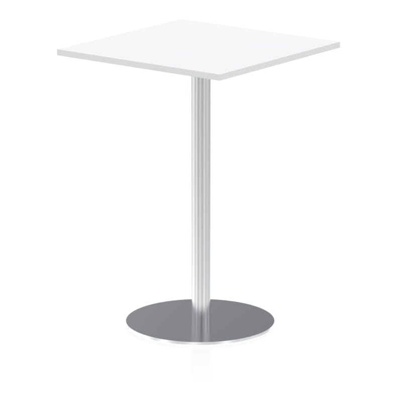 Italia Square Poseur Table Silver Leg - Image 21