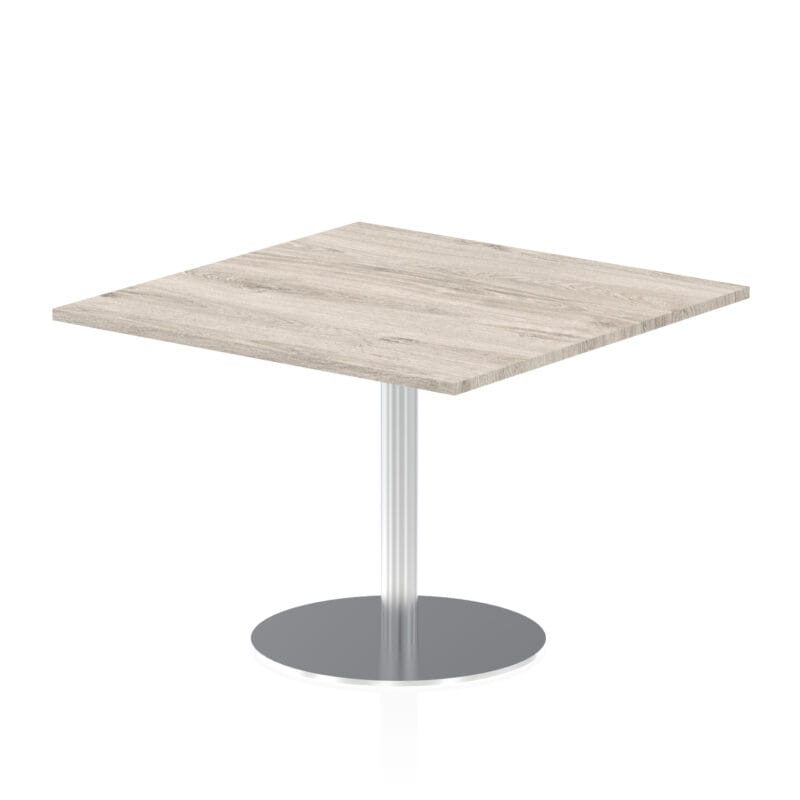 Italia Square Poseur Table Silver Leg - Image 30