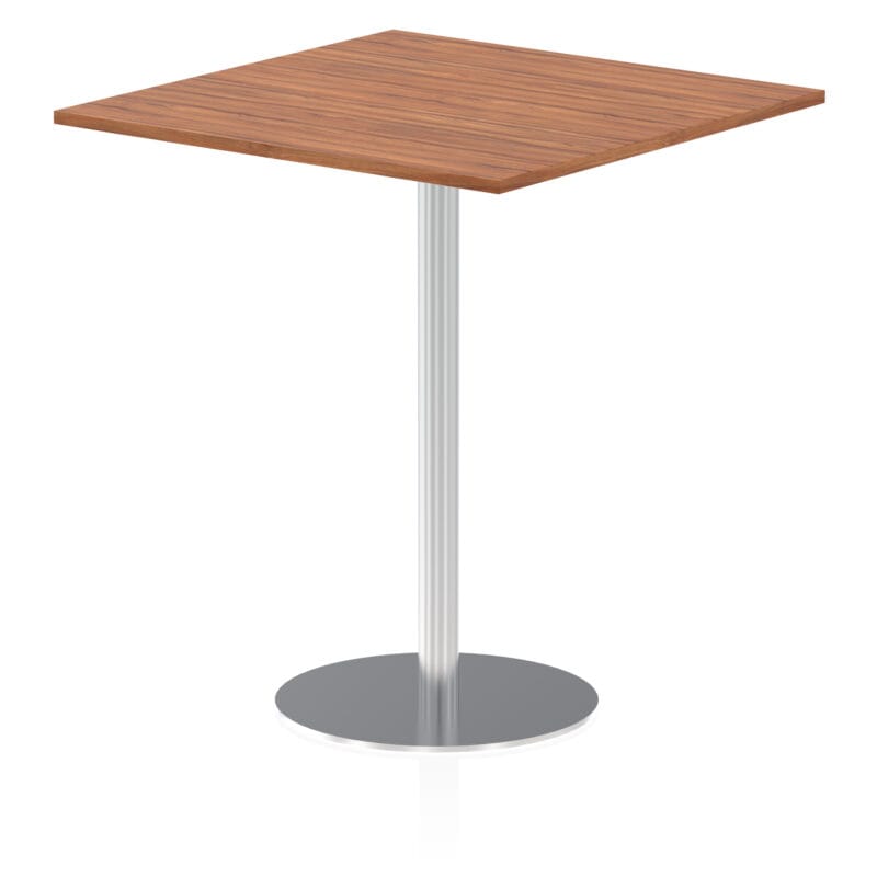 Italia Square Poseur Table Silver Leg - Image 32