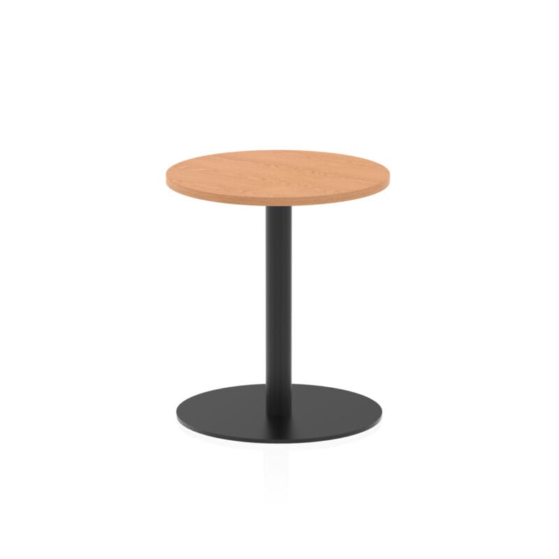 Italia Round Poseur Table Black Leg - Image 5