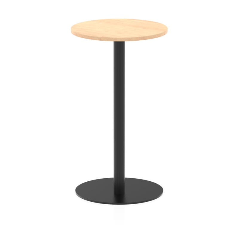 Italia Round Poseur Table Black Leg - Image 10