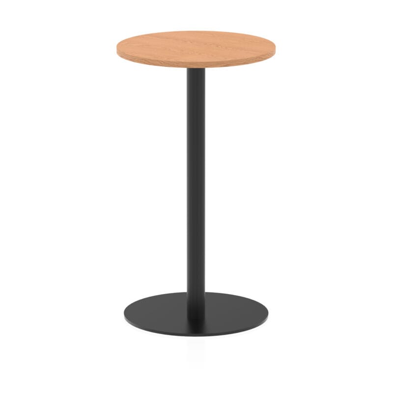 Italia Round Poseur Table Black Leg - Image 11