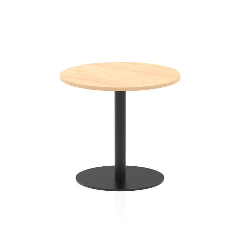 Italia Round Poseur Table Black Leg - Image 16