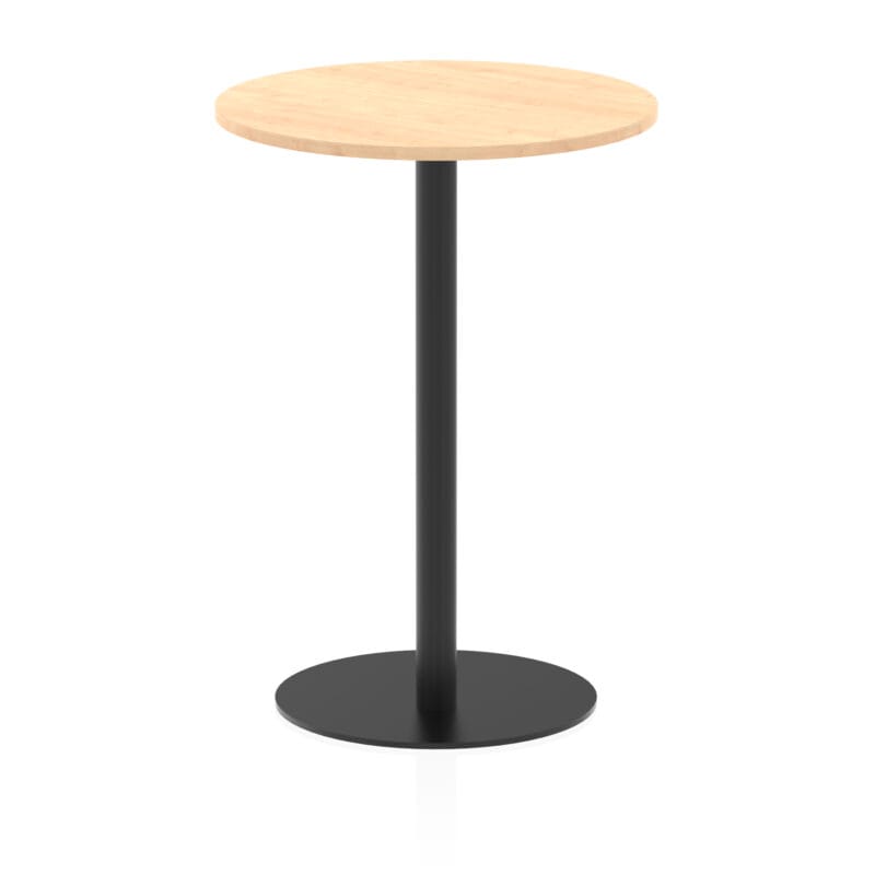 Italia Round Poseur Table Black Leg - Image 22