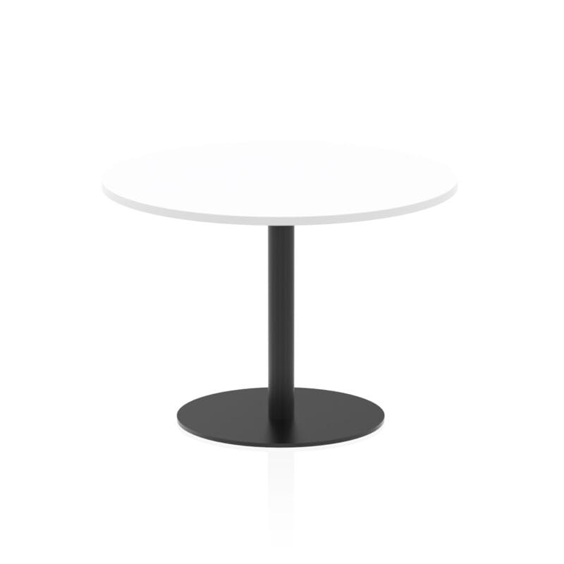 Italia Round Poseur Table Black Leg - Image 27
