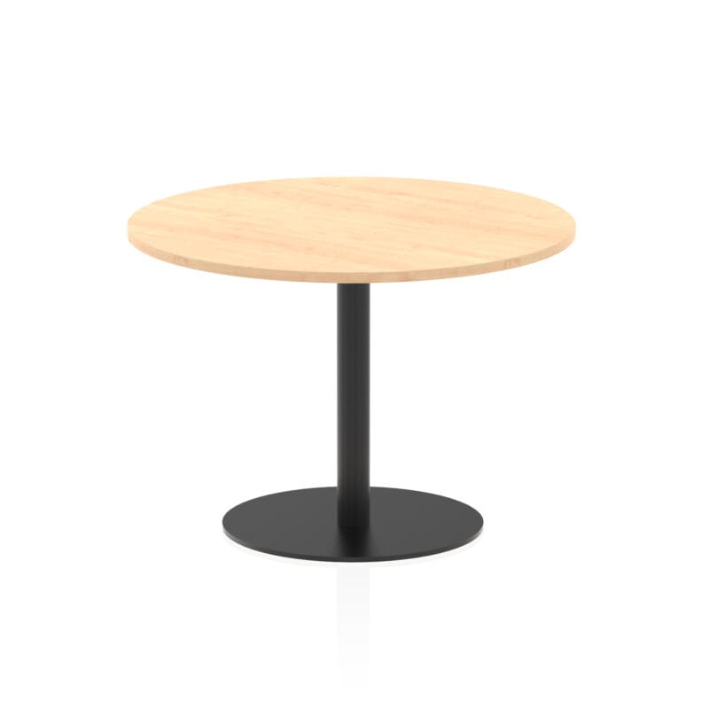 Italia Round Poseur Table Black Leg - Image 28