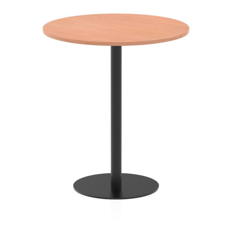 Italia Round Poseur Table Black Leg - Image 31