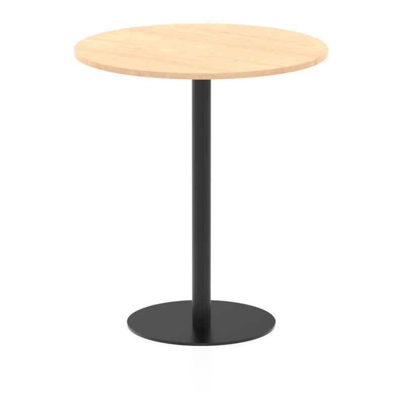 Italia Round Poseur Table Black Leg - Image 34
