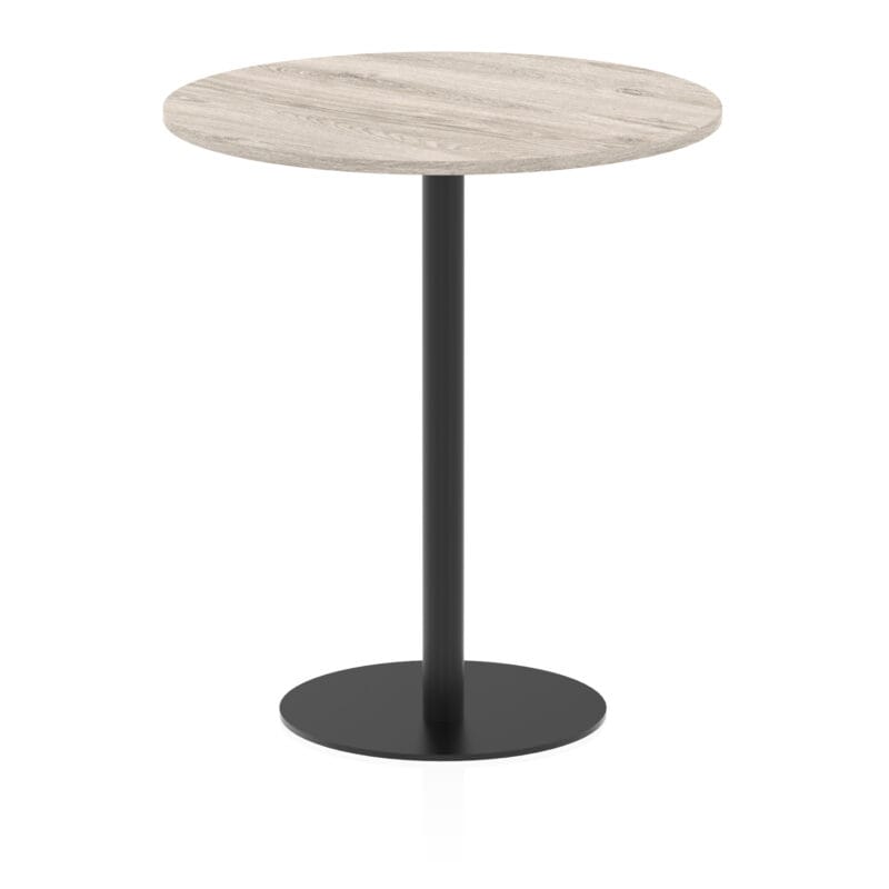 Italia Round Poseur Table Black Leg - Image 36