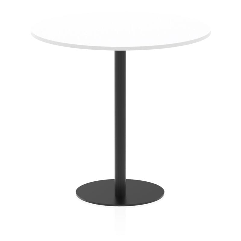 Italia Round Poseur Table Black Leg - Image 45