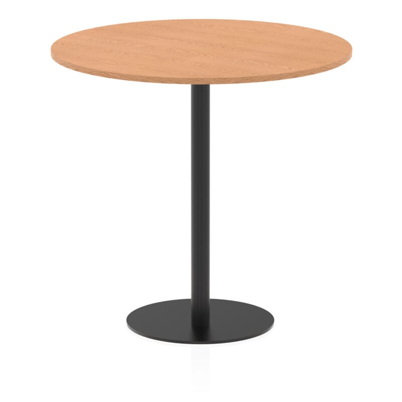 Italia Round Poseur Table Black Leg - Image 47