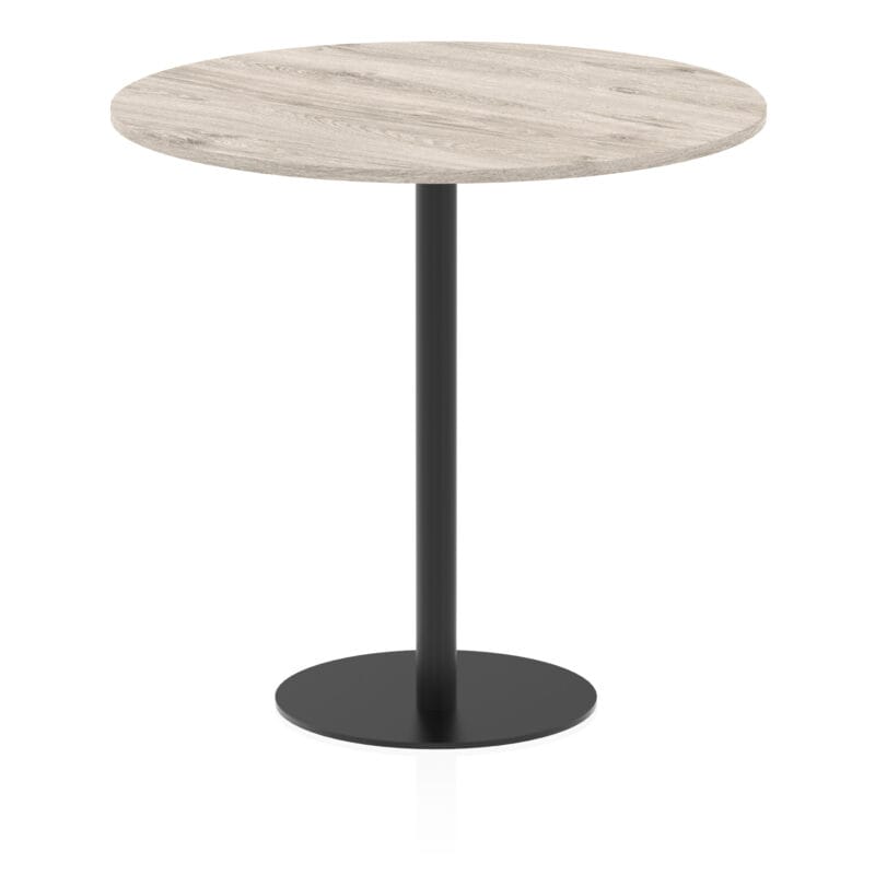 Italia Round Poseur Table Black Leg - Image 48