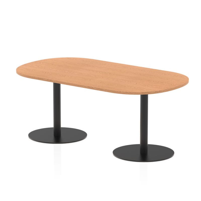 Italia Boardroom Table Black Leg - Image 5
