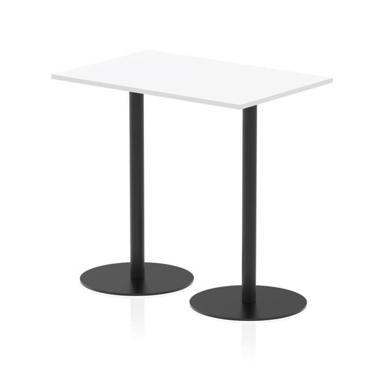 Italia Rectangular Poseur Table Black Leg - Image 9
