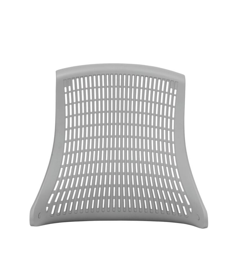 Flex Medium Back White Frame Task Operator Office Chair with Arms - Image 28