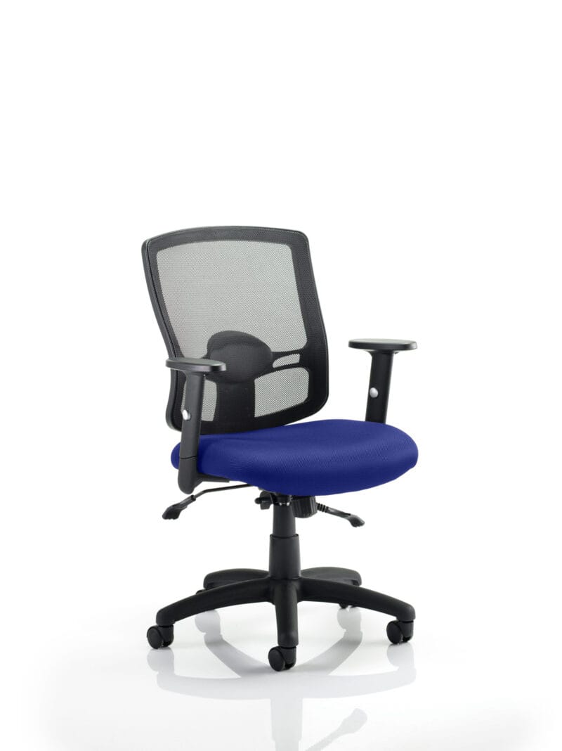 Portland II Medium Mesh Back Task Operator Office Chair with Arms - Image 11