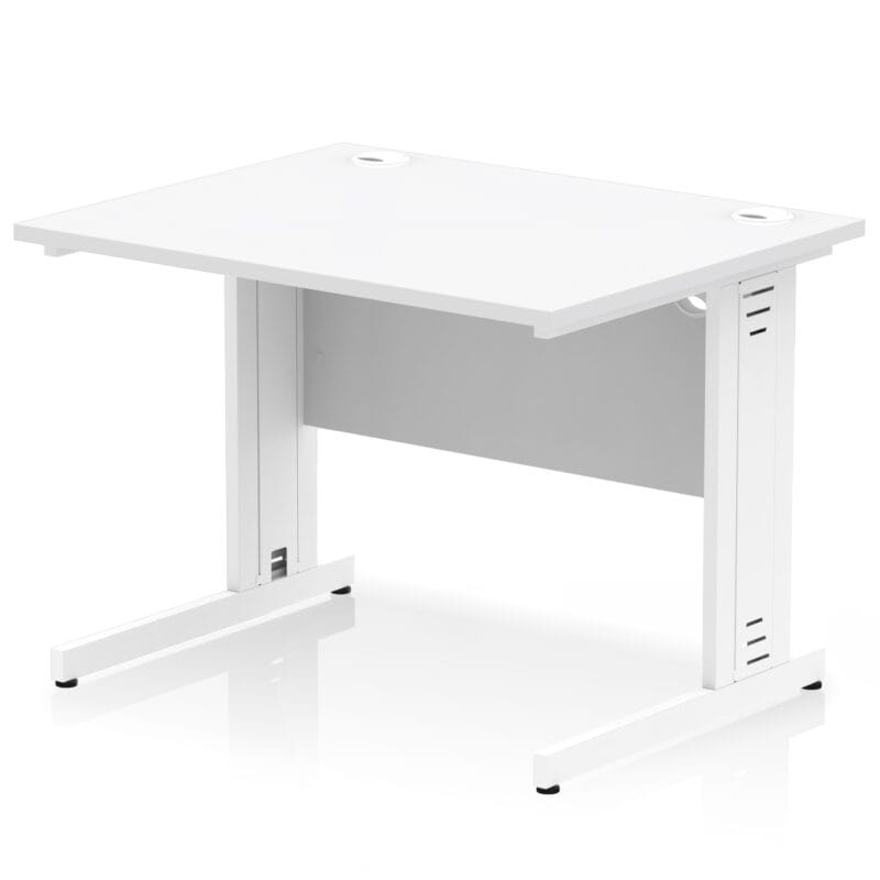 Impulse 1000mm Straight Desk Cable Managed Leg - Image 89