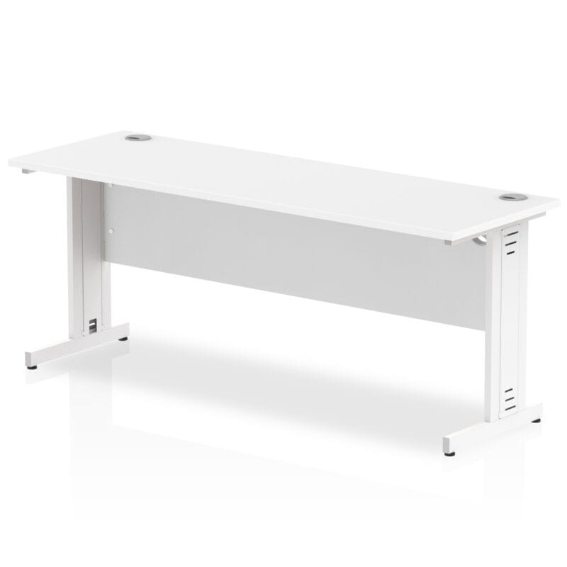 Impulse 1800mm Slimline Desk Cable Managed Leg - Image 12